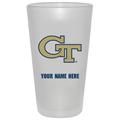 GA Tech Yellow Jackets 16oz. Frosted Personalized Pint Glass