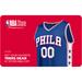 Philadelphia 76ers NBA Store eGift Card ($10-$500)