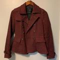 Jessica Simpson Jackets & Coats | Jessica Simpson Tweed Peacoat | Color: Red | Size: 0