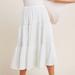 Anthropologie Skirts | Anthropologie White Gauze Skirt | Color: White | Size: L