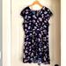 J. Crew Dresses | Jcrew Women’s Cotton Dress, Navy With Flowers, 14 | Color: Blue/White | Size: 14