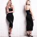 Free People Dresses | Free People Knit Halter Bodycon Dress | Color: Black | Size: M