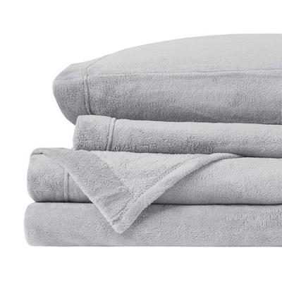 Soloft Microplush Sheet Set, Twin, Gray