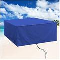 Garden Furniture Cover 270x180x89cm Blue Rectangular Waterproof Outdoor Patio Table Cover, 420D Oxford Fabric Garden Furniture Covers for Sofas Chairs Outside, Windproof, Anti-UV,Tear-Resistant