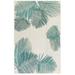 "Liora Manne Carmel Palm Indoor/Outdoor Rug Aqua 39""x59"" - Trans Ocean Import Co CRE45843904"