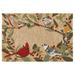 "Liora Manne Frontporch Bird Border Indoor/Outdoor Rug Natural 24""x36"" - Trans Ocean Import Co FTP23450012"