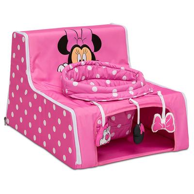 Disney Minnie Mouse Sit N Play Portable Activity Seat for Babies | Floor Seat for Infants - Delta Children ST1911-5002