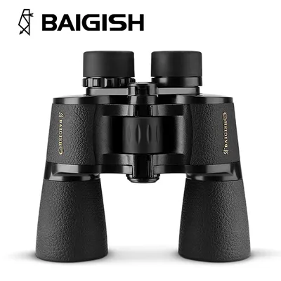 Baigish – jumelles 20x50 Porro 28mm grand oculaire Logo doré HD militaire télescope optique