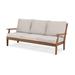 Trex Outdoor Yacht Club Deep Seating Sofa Plastic/Olefin Fabric Included in Gray/Brown | 31.63 H x 73.88 W x 31.25 D in | Wayfair TX4513-TH145999