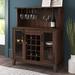 Greyleigh™ Dunwich Bar Cabinet Wood in Brown | 44.6 H x 15.8 D in | Wayfair 73FFBE501C144DECAE2D38983D56EBD6