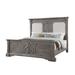 One Allium Way® Carswell Twin Standard Bed Wood & /Upholstered/Polyester in Brown/Gray | 25 H x 86 W x 91 D in | Wayfair