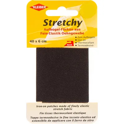 Kleiber Stretchy-Bügel-Flicken, Größe: 40 x 6 cm, schwarz Image
