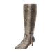 Women's The Poloma Wide Calf Boot by Comfortview in Multi Snake (Size 10 1/2 M)