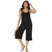 Plus Size Women's Eloise Overall Jumpsuit by Swimsuits For All in Black (Size 18/20)