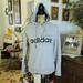 Adidas Tops | Adidas Sweat Shirt Hoodie Grey And Black | Color: Black/Gray | Size: L