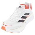 adidas Men's Adizero Boston 10 Sneaker, FTW White/Core Black/Solar Red, 8 UK