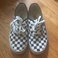 Vans Shoes | Gently Used Vans Checkered Skate Shoe | Color: Black/White | Size: 6bb