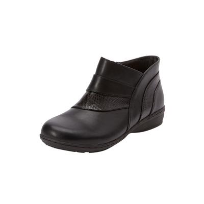 Wide Width Women's The Jolene Bootie by Comfortview in Black (Size 11 W)