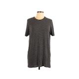 Brandy Melville Casual Dress - Shift: Black Stripes Dresses