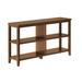 NewRidge 2-Tier Low Wooden Bookcase Walnut - New Ridge 5000-163