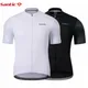 Santic-Maillot de Cyclisme à Manches Courtes pour Homme Vêtement Confortable VTT Taille