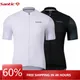 Santic-Maillot de Cyclisme à Manches Courtes pour Homme Vêtement Confortable VTT Taille