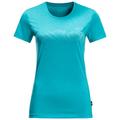 Jack Wolfskin Damen Crosstrail Graphic T Jacke, Dunkles Aqua-Blau, X-Large