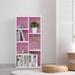 Ebern Designs Gonzales 41.7" H x 19.5" W Standard Bookcase Wood in Pink | 41.7 H x 19.5 W x 9.4 D in | Wayfair EBDG1306 41924894