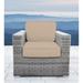 LSI 3 Piece Rattan Double Club Seating with Sunbrella Cushions