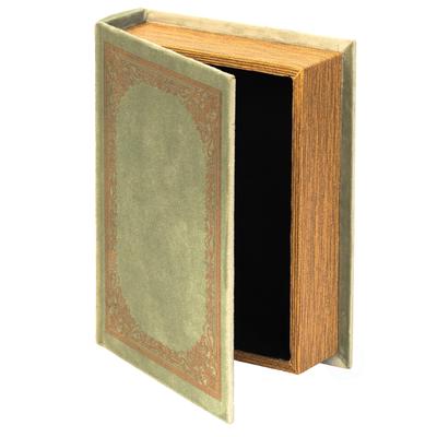 Decorative Vintage Book Shaped Trinket Storage Box