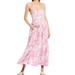 Free People Dresses | Free People The Perfect Square Neck Floral Dress | Color: Pink/White | Size: M