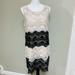 Jessica Simpson Dresses | Jessica Simpson Tiered Lace Dress | Color: Black/White | Size: 10