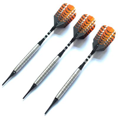 Hathaway Spartan Soft Tip Darts with Tungsten Barrels - 3 Piece Set - Black - N/A