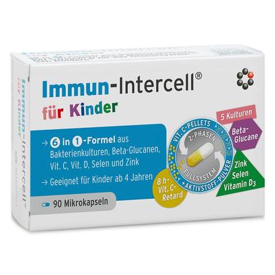 Immun-Intercell für Kinder Hartk.verä.Wst.-Frs. 90 St Hartkapseln mit veränderter Wirkstofffreisetzung Image
