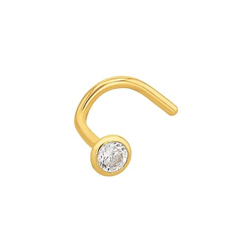 amor Nasenpiercing Gold Damen