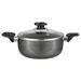 Brentwood Dutch Oven Aluminum Non-Stick 10 Qt- Non Stick/Aluminum in Gray | 4.6 H x 12.5 W in | Wayfair 95091744M