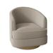 Barrel Chair - Fairfield Chair Tipsy 28.75" W Barrel Chair Polyester in Gray | 30.25 H x 28.75 W x 31 D in | Wayfair 1138-31_3156 72_Hazelnut