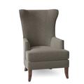 Wingback Chair - Fairfield Chair Yates 28" W Wingback Chair Fabric in Gray/Brown | 43.5 H x 28 W x 35 D in | Wayfair 5145-01_8794 17_Tobacco