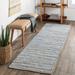 Totolan 2'6" x 8' Cottage Moroccan Farmhouse Handmade Jute Beige/Black/Denim Runner - Hauteloom