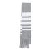 Sportsman SP07 Soccer Scarf in Heather Gray/White | Acrylic
