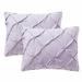 Rosdorf Park Nadeau Designer Pin Tuck Pillow Sham Polyester in Indigo | 20 H x 26 W in | Wayfair 5070C4B77D8A40F1B83E4B612574288E