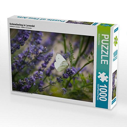 Puzzle Schmetterling in Lavendel Foto-Puzzle Bild von Barbara Wilms Puzzle