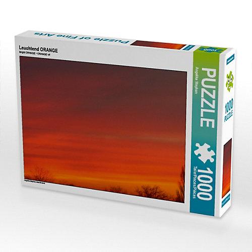 Puzzle CALVENDO Puzzle Leuchtend ORANGE - 1000 Teile Foto-Puzzle glückliche Stunden Kinder