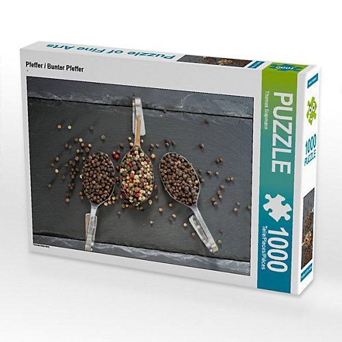 Puzzle CALVENDO Puzzle Pfeffer / Bunter Pfeffer - 1000 Teile Foto-Puzzle glückliche Stunden Kinder