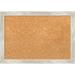 Crackled Metallic Narrow Narrow Framed Cork Bulletin Memo Board