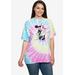 Plus Size Women's Disney Womens Plus Size Minnie Mouse Short Sleeve Tie-Dye T-Shirt Retro by Disney in Retro (Size 2X (18-20))