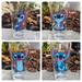 Disney Other | Boxed Disney Lilo & Stitch Cups (Glassware) | Color: Blue | Size: 16 Ounce