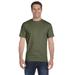 Hanes 5280 Adult Essential Short Sleeve T-Shirt in Fatigue Green size Medium | Cotton