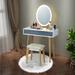 Costway Vanity Makeup Table Touch Screen 3 Lighting Modes Dressing - See Details