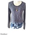 Lululemon Athletica Tops | Lululemon Athletica Layered Look Tee | Color: Gray | Size: Xs